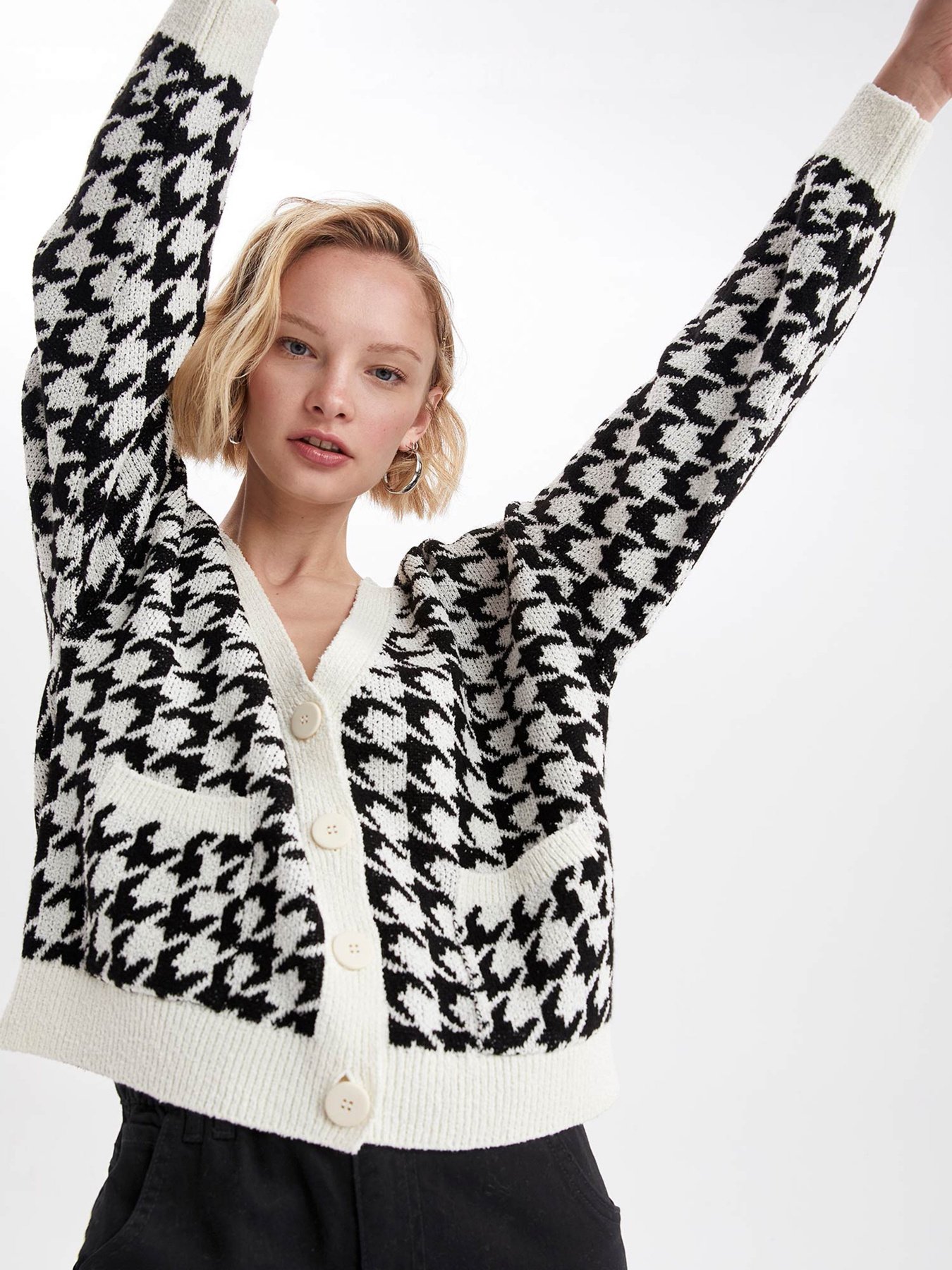 Кардиган DeFacto модель U2434AZ-BK27 Фото