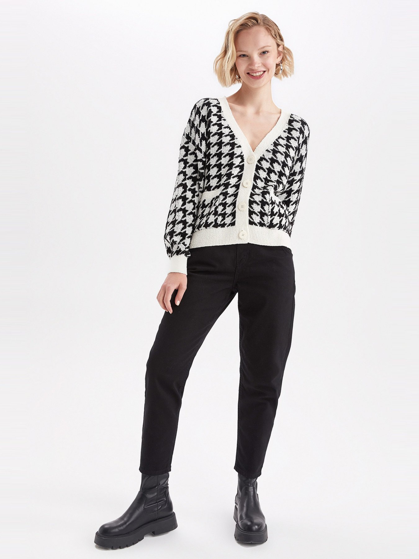 Кардиган DeFacto модель U2434AZ-BK27 Фото