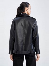 Куртка кожаная DeFacto модель W6065AZ-BK27 Фото