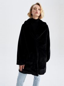 Шуба DeFacto модель X2186AZ-BK27 Шуба DeFacto модель X2186AZ-BK27 Фото