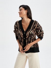 Кардиган DeFacto модель Y0489AZ-BK27 Кардиган DeFacto модель Y0489AZ-BK27 Фото