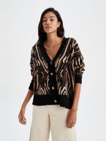 Кардиган DeFacto модель Y0489AZ-BK27 Кардиган DeFacto модель Y0489AZ-BK27 Фото