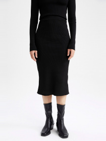 Спідниця міді DeFacto модель Y0500AZ-BK27 Фото