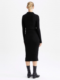 Спідниця міді DeFacto модель Y0500AZ-BK27 Фото