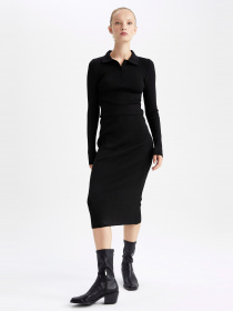 Юбка миди DeFacto модель Y0500AZ-BK27 Фото