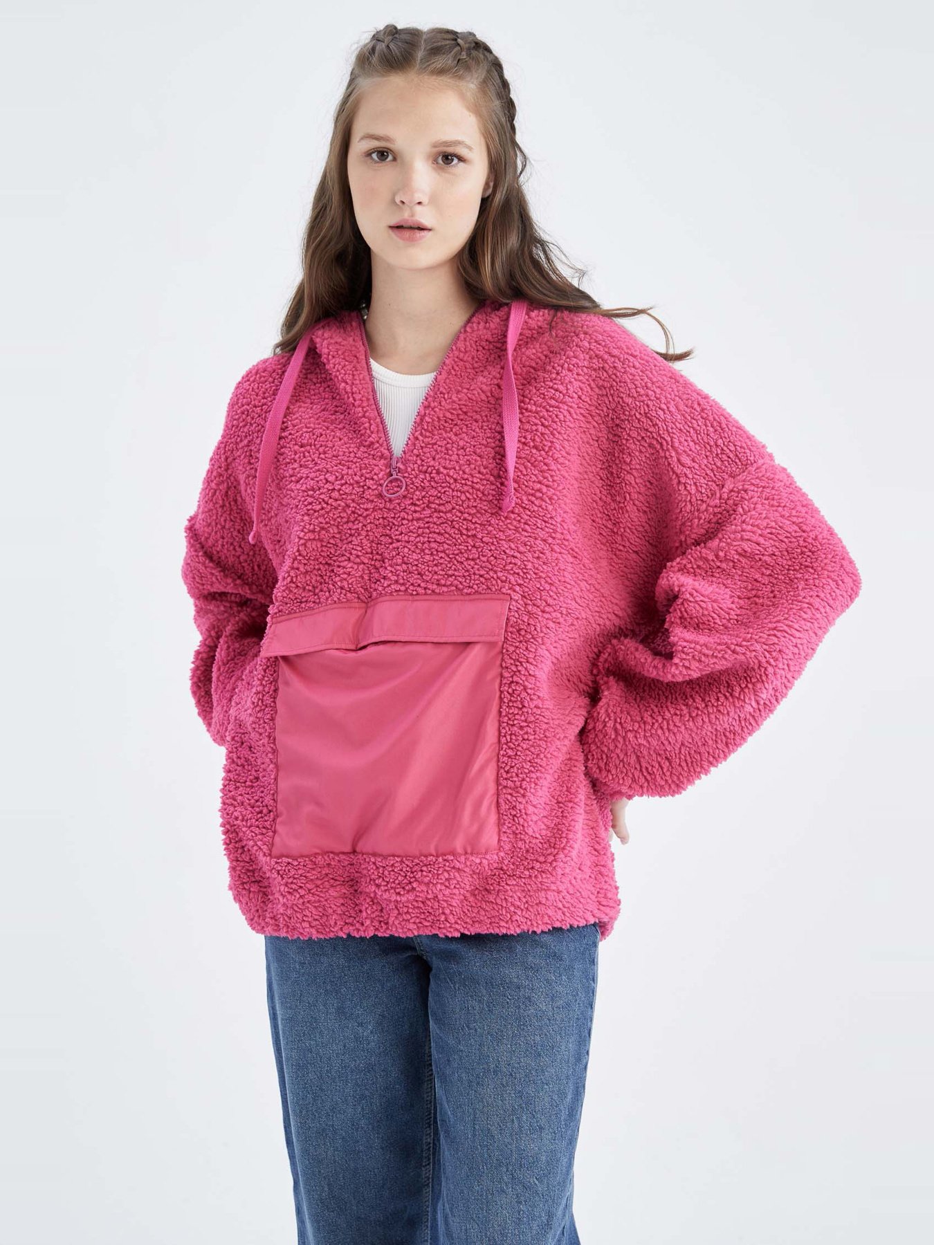 Худі DeFacto Шерпа модель Y2646AZ-PN214 Фото