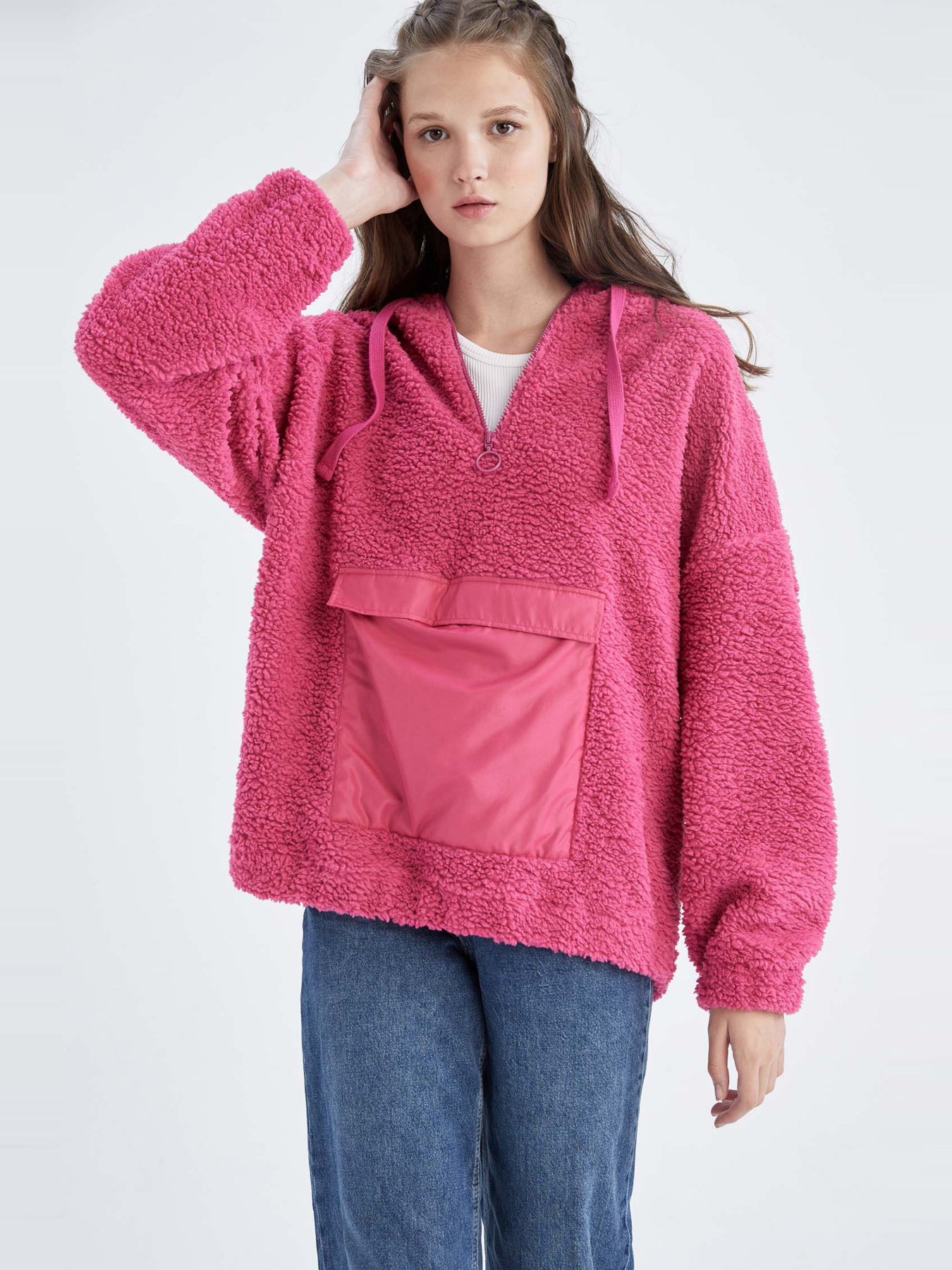 Худі DeFacto Шерпа модель Y2646AZ-PN214 Фото