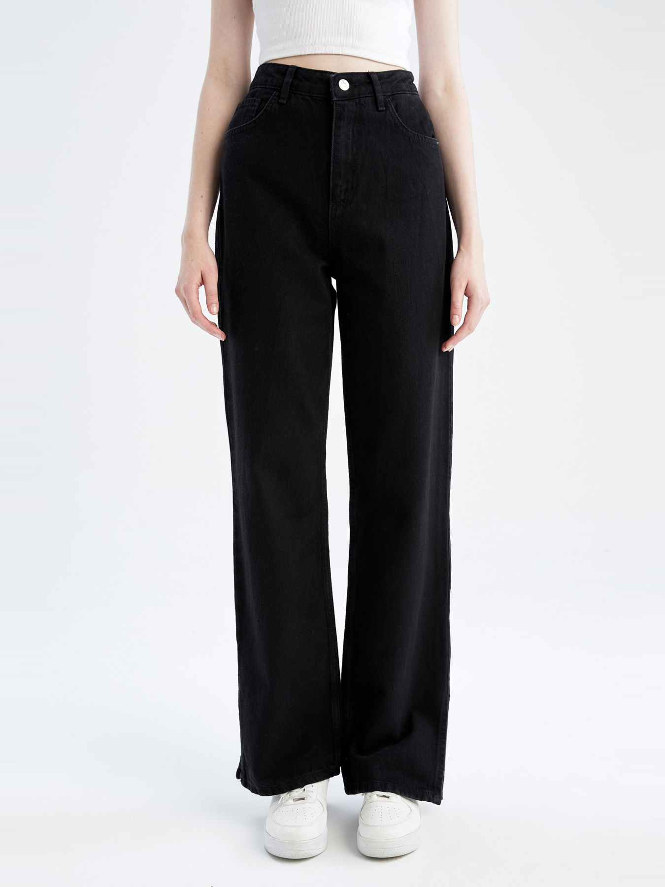 Широкі джинси DeFacto модель Y9496AZ-NM40 Фото