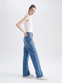 Широкі джинси DeFacto модель Y9497AZ-NM34 Фото