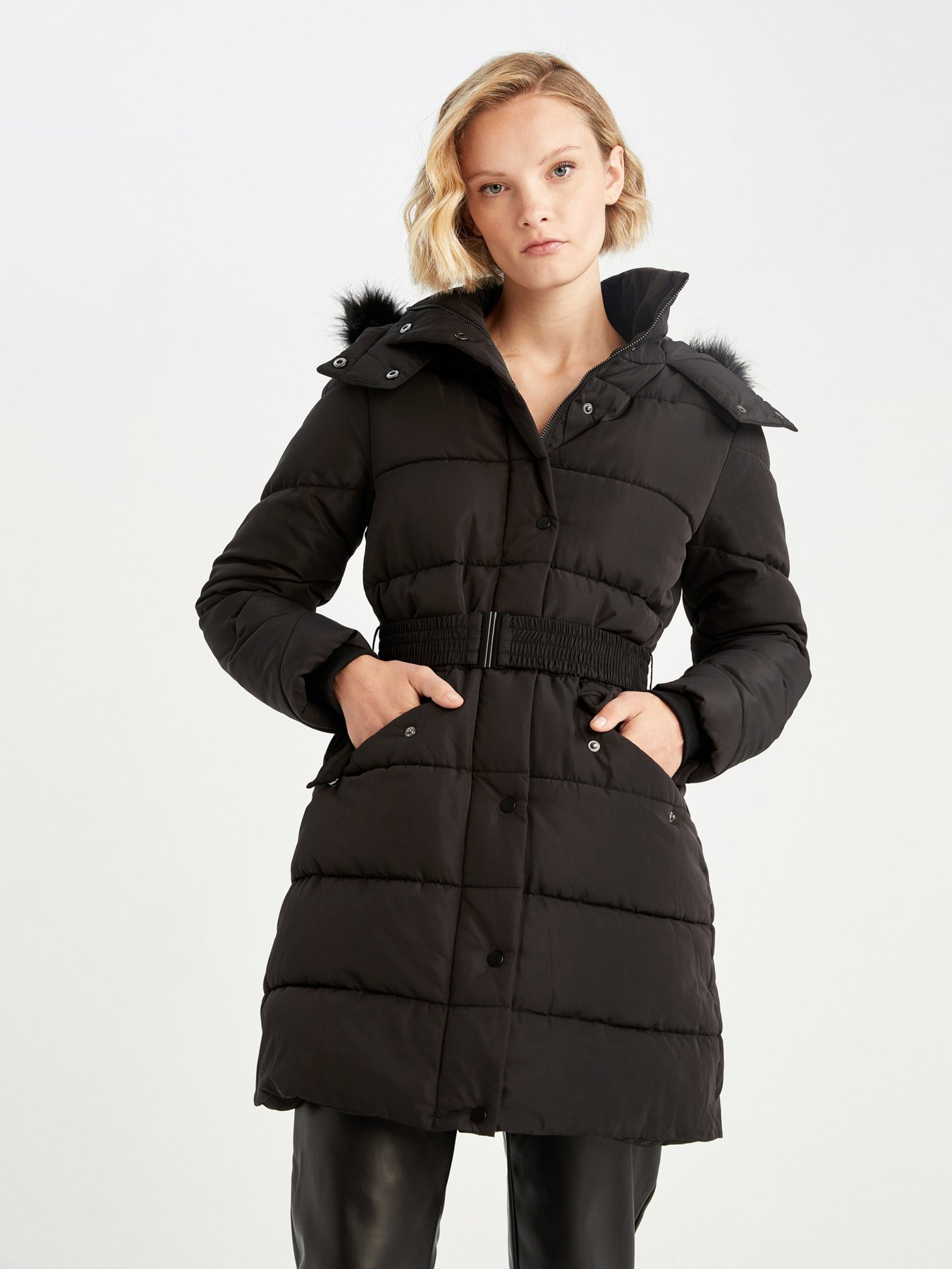 Зимняя куртка DeFacto модель X5523AZ-BK27 Фото