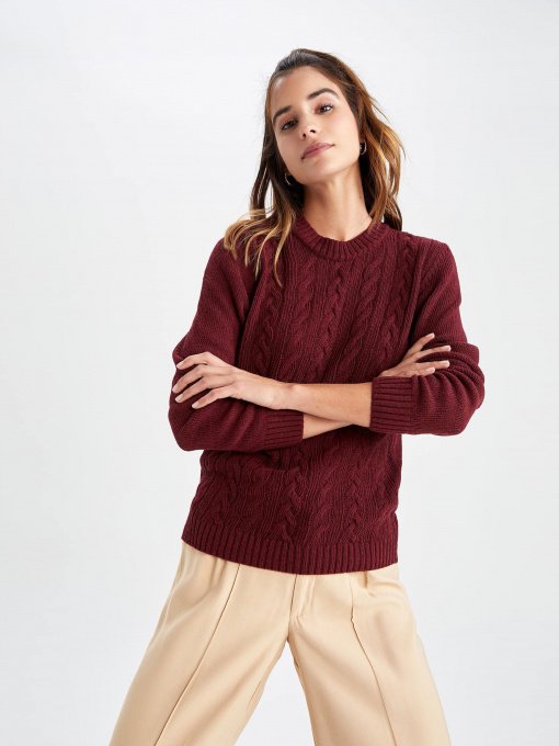 Джемпер DeFacto модель X5910AZ-BR87 Фото