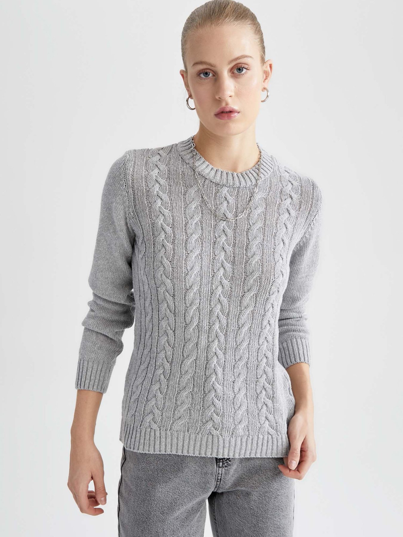 Джемпер DeFacto модель X5910AZ-GR77 Фото