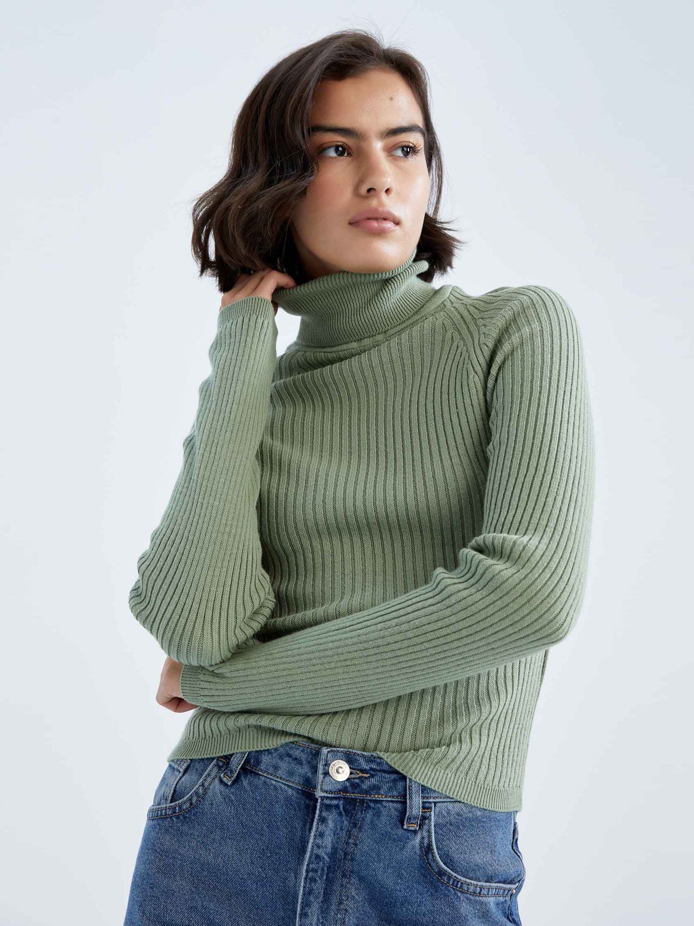 Водолазка DeFacto Модель X7912AZ-GN768 Фото