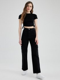 Широкие джинсы DeFacto модель A0684AX-NM40 Фото