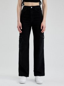 Широкие джинсы DeFacto модель A0684AX-NM40 Фото