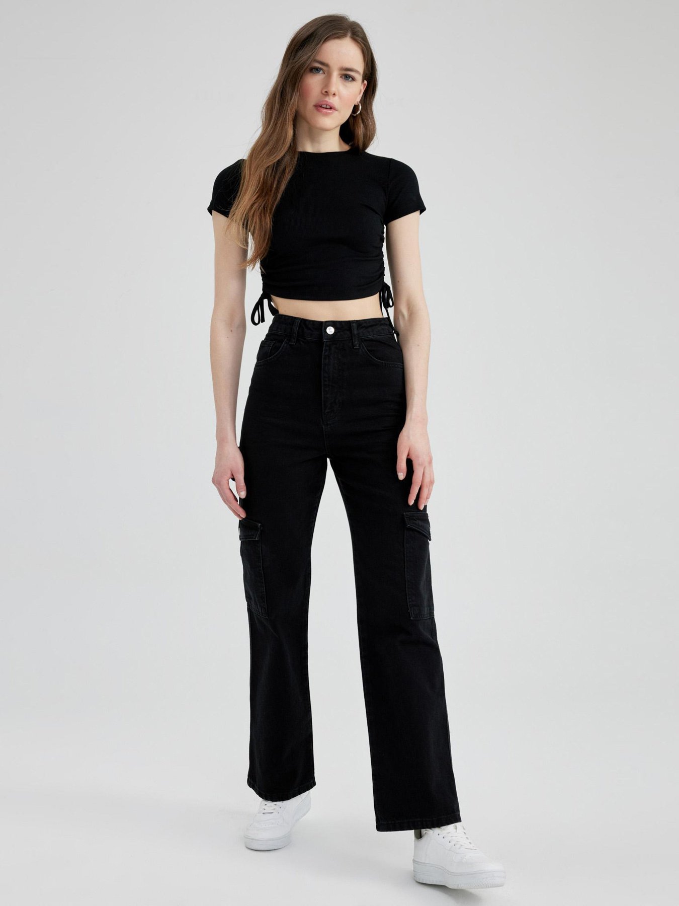 Широкі джинси DeFacto модель A0684AX-NM40 Фото