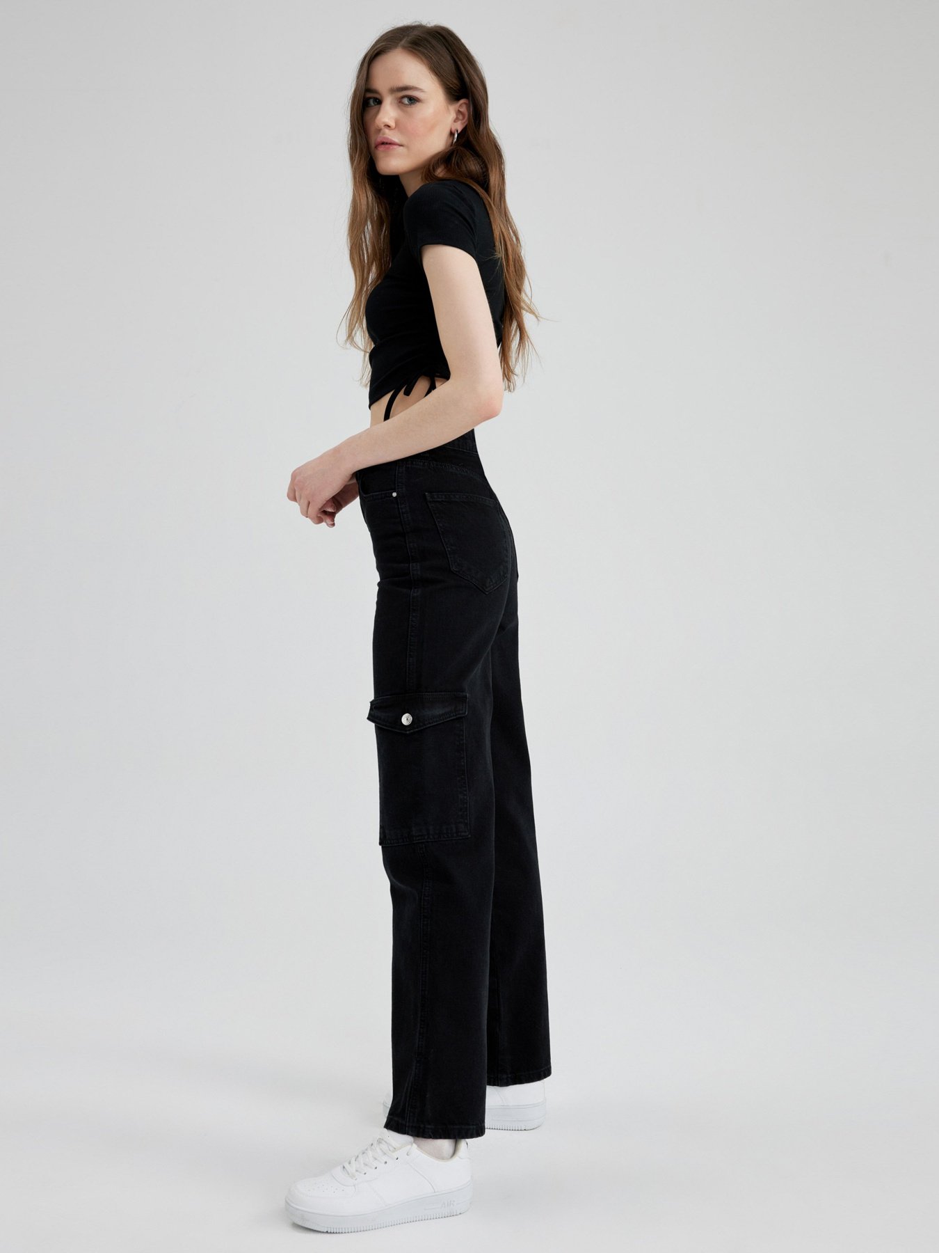 Широкі джинси DeFacto модель A0684AX-NM40 Фото