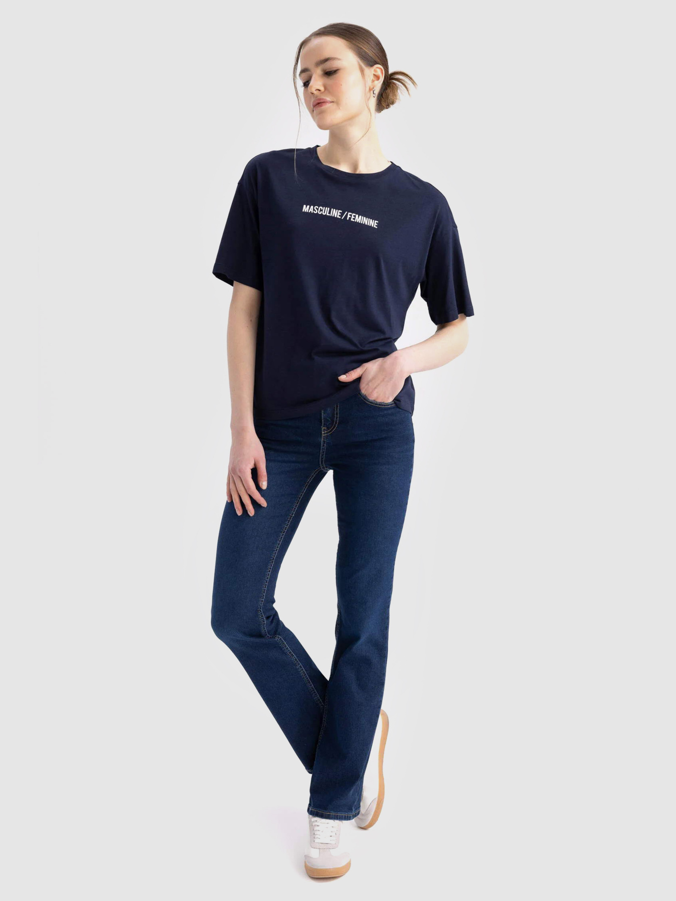 Прямые джинсы DeFacto модель A2223AX-NM34 Фото