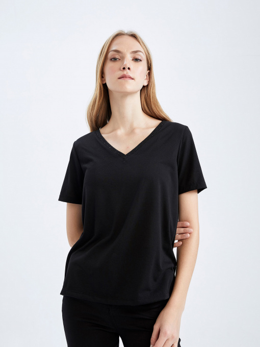 Футболка DeFacto модель K5057AZ-BK81 Фото