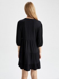Платье мини DeFacto модель V6801AZ-BK81 Фото