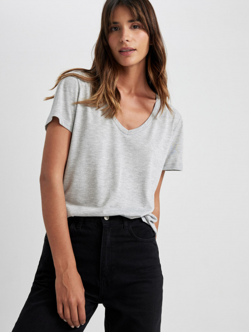 Футболка DeFacto модель W9204AZ-GR210 Фото