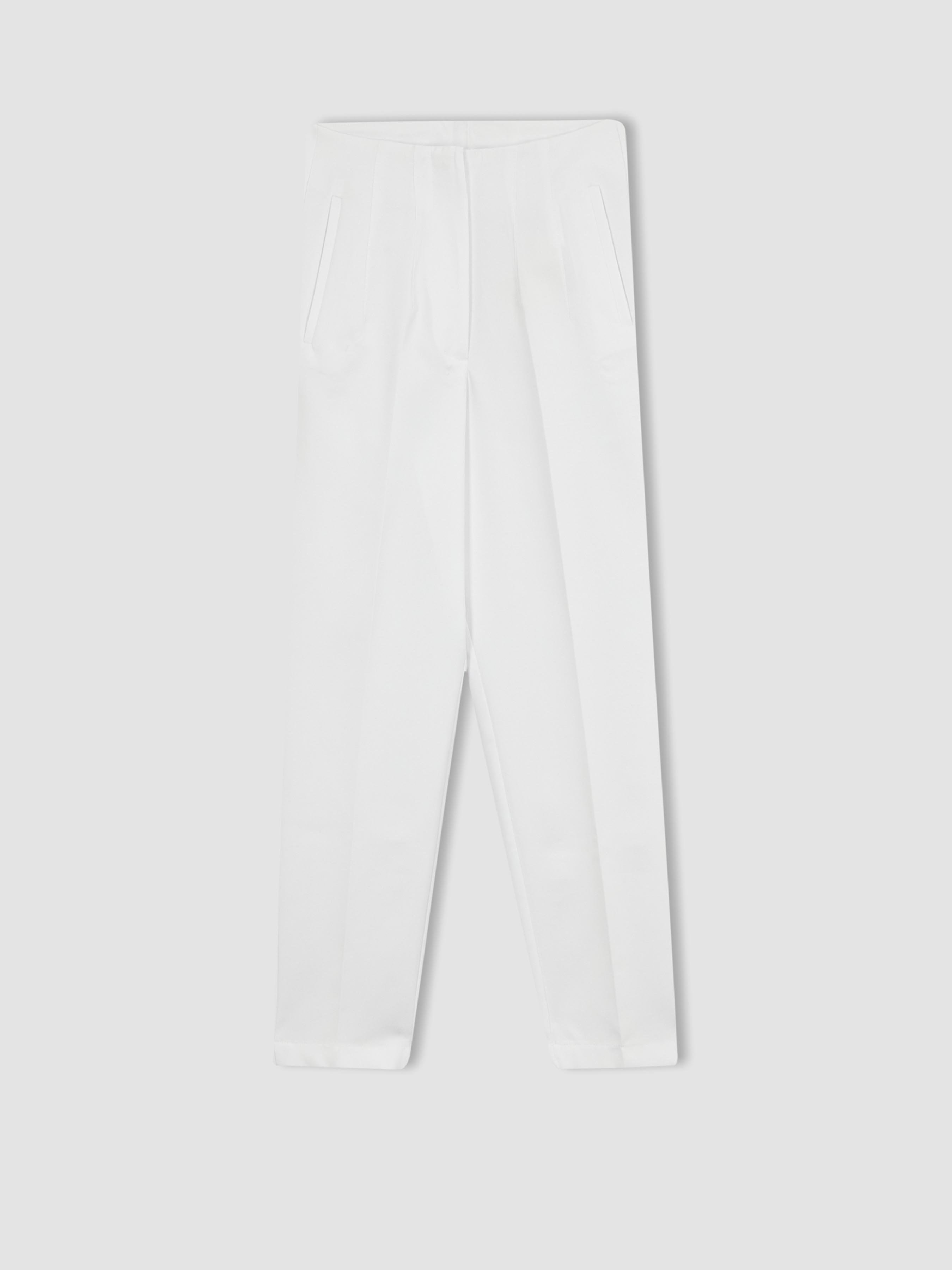 Жіночі Повсякденні штани DeFacto  (DEW2019) колір білий, матеріал поліестер