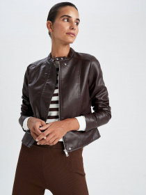 Куртка кожаная DeFacto модель Y7156AZ-BN278 Фото