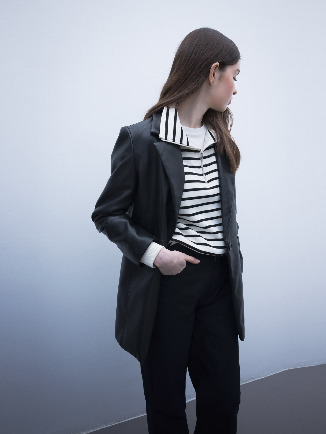 Куртка кожаная DeFacto модель Y7173AZ-BK27 Фото