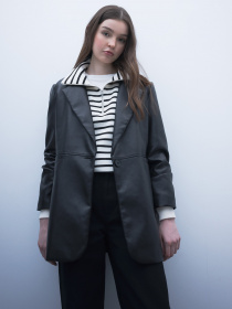 Куртка кожаная DeFacto модель Y7173AZ-BK27 Фото