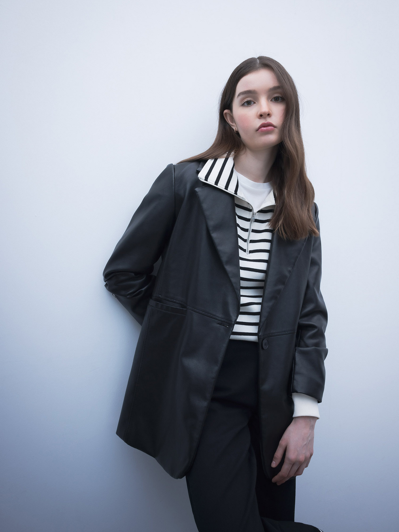 Шкіряна куртка DeFacto модель Y7173AZ-BK27 Фото