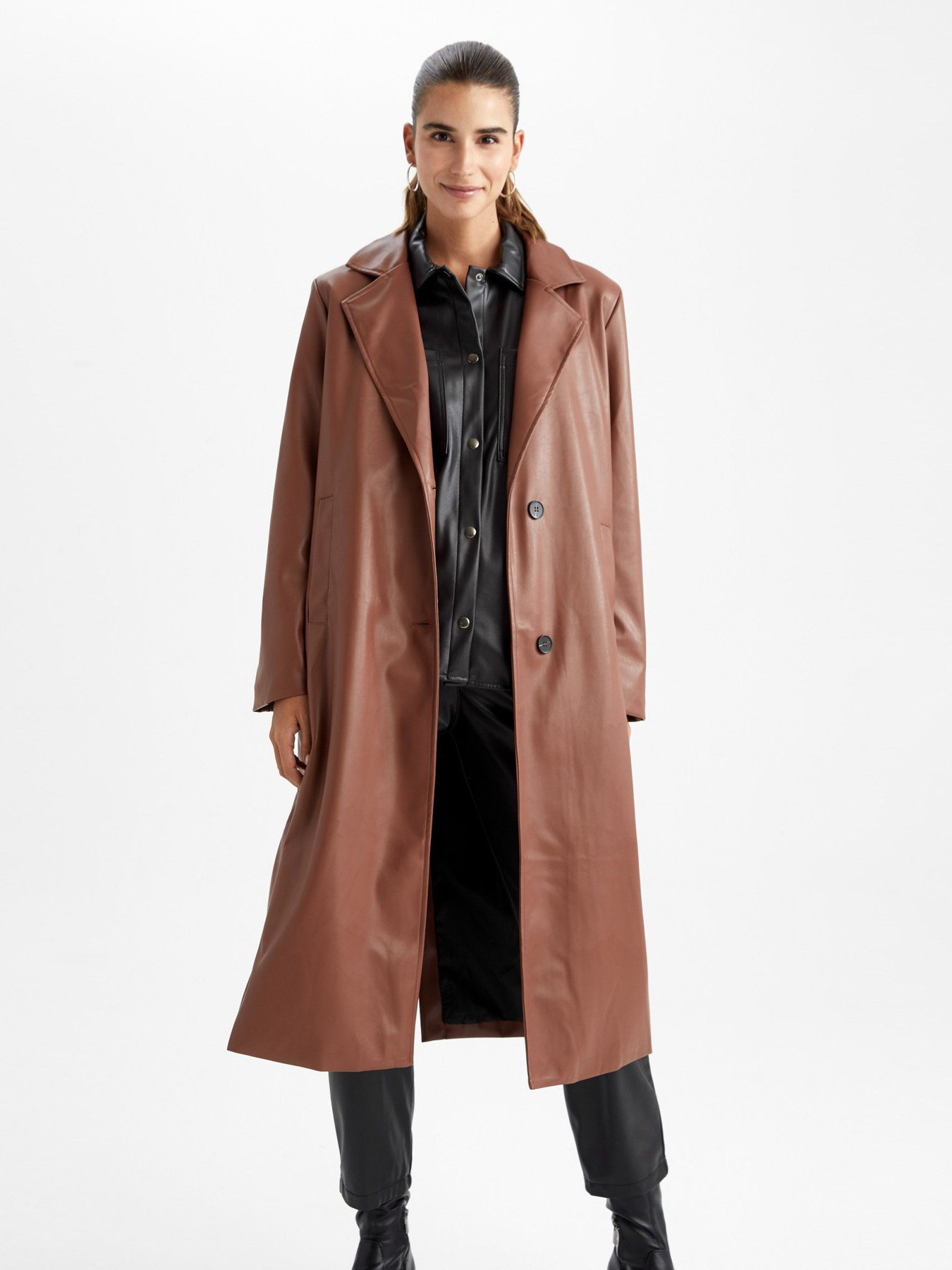 Тренч DeFacto Модель Y7179AZ-BN278 Фото