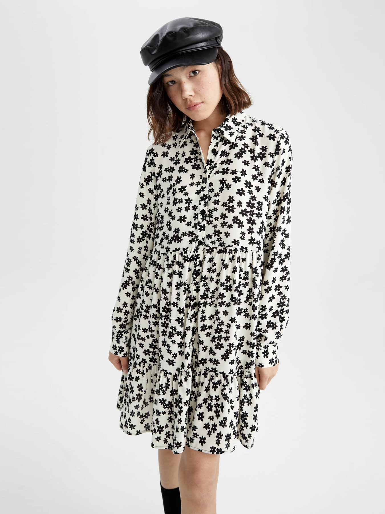 Платье мини DeFacto модель Z2447AZ-BG285 Фото