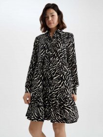 Платье мини DeFacto модель Z2447AZ-BK34 Фото