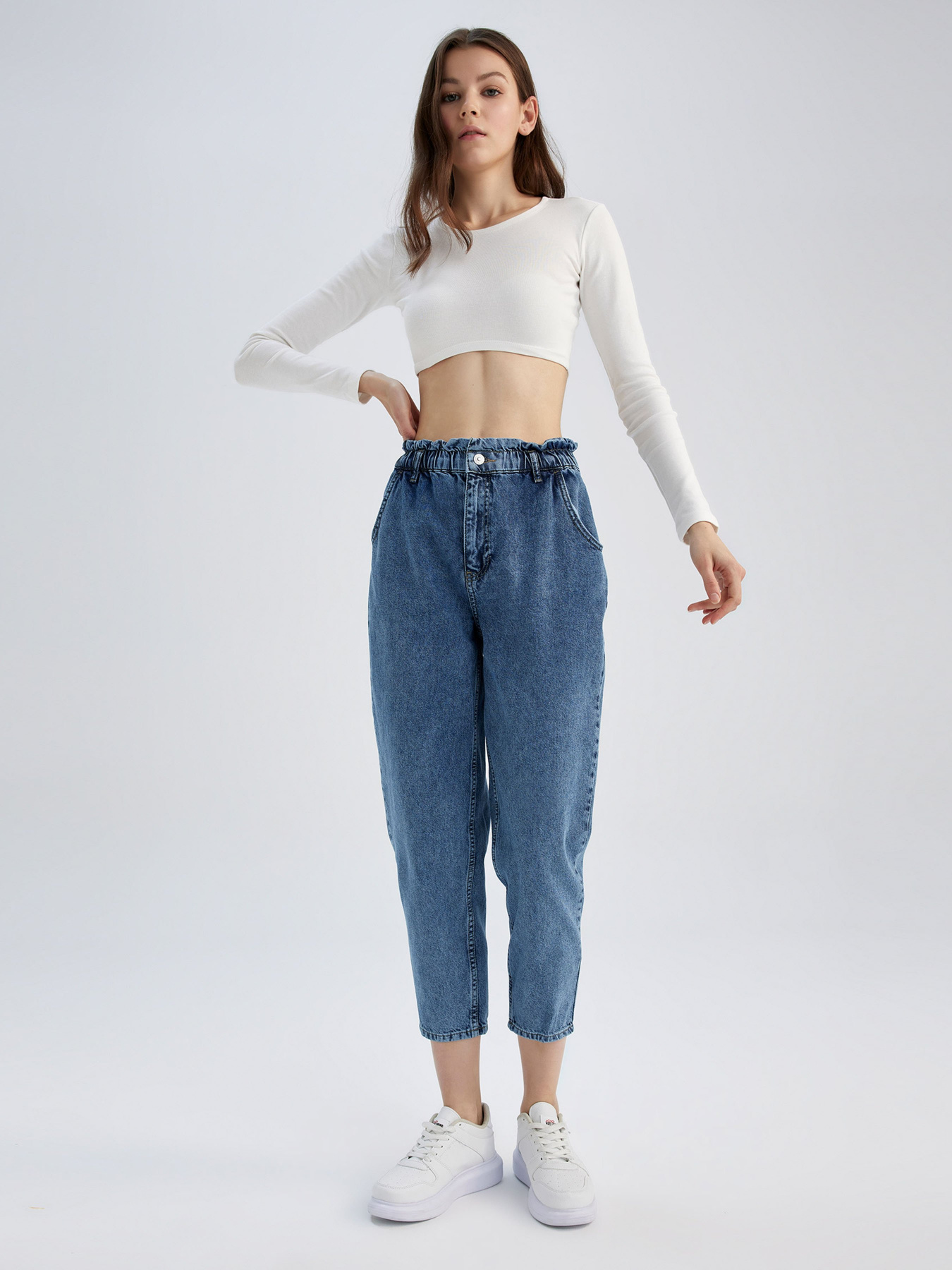 Джинси мом DeFacto модель Z6557AZ-NM28 Фото