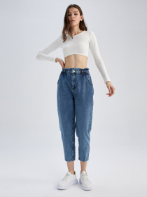 Джинси мом DeFacto модель Z6557AZ-NM28 Фото