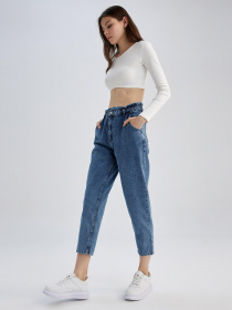 Джинси мом DeFacto модель Z6557AZ-NM28 Фото