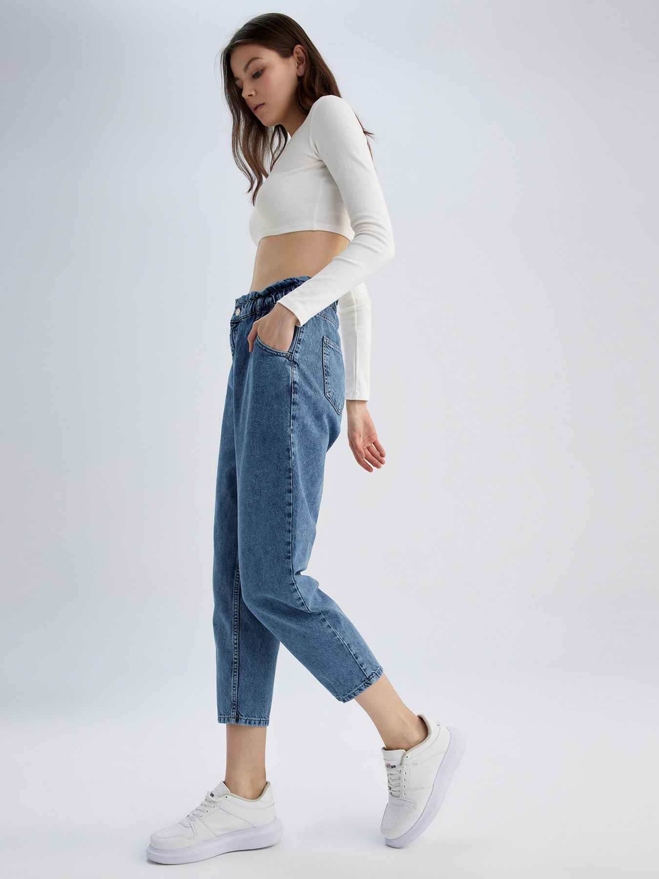 Джинси мом DeFacto модель Z6557AZ-NM28 Фото