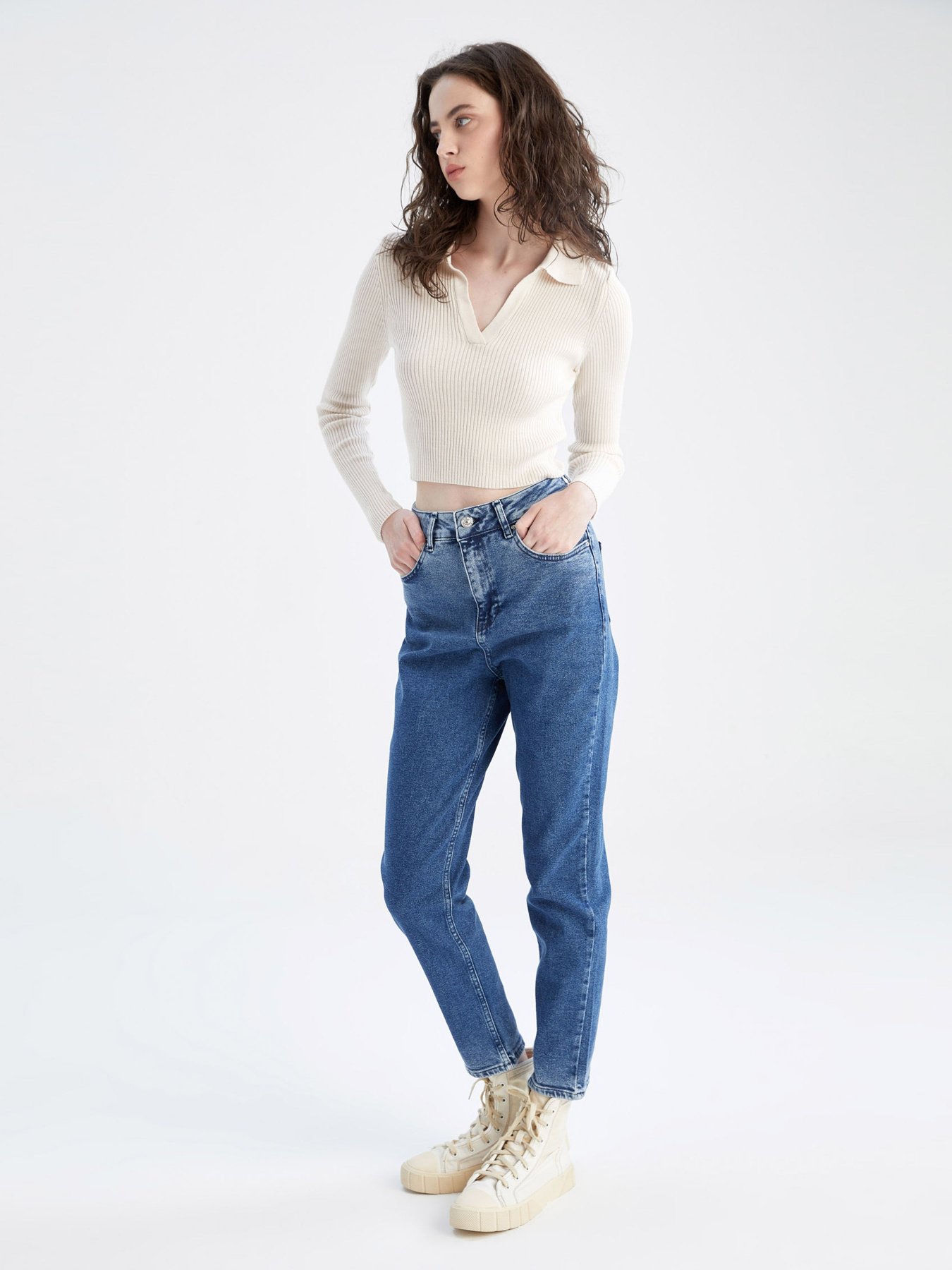 Прямые джинсы DeFacto модель Z2553AZ-IN9 Фото