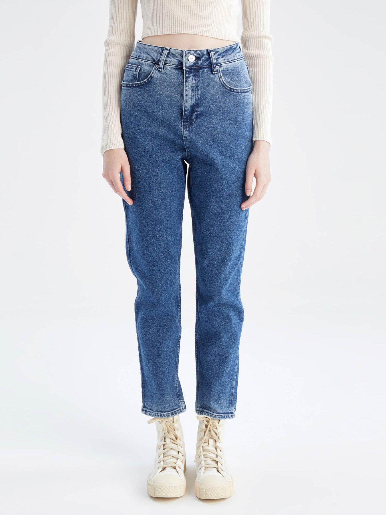 Прямые джинсы DeFacto модель Z2553AZ-IN9 Фото