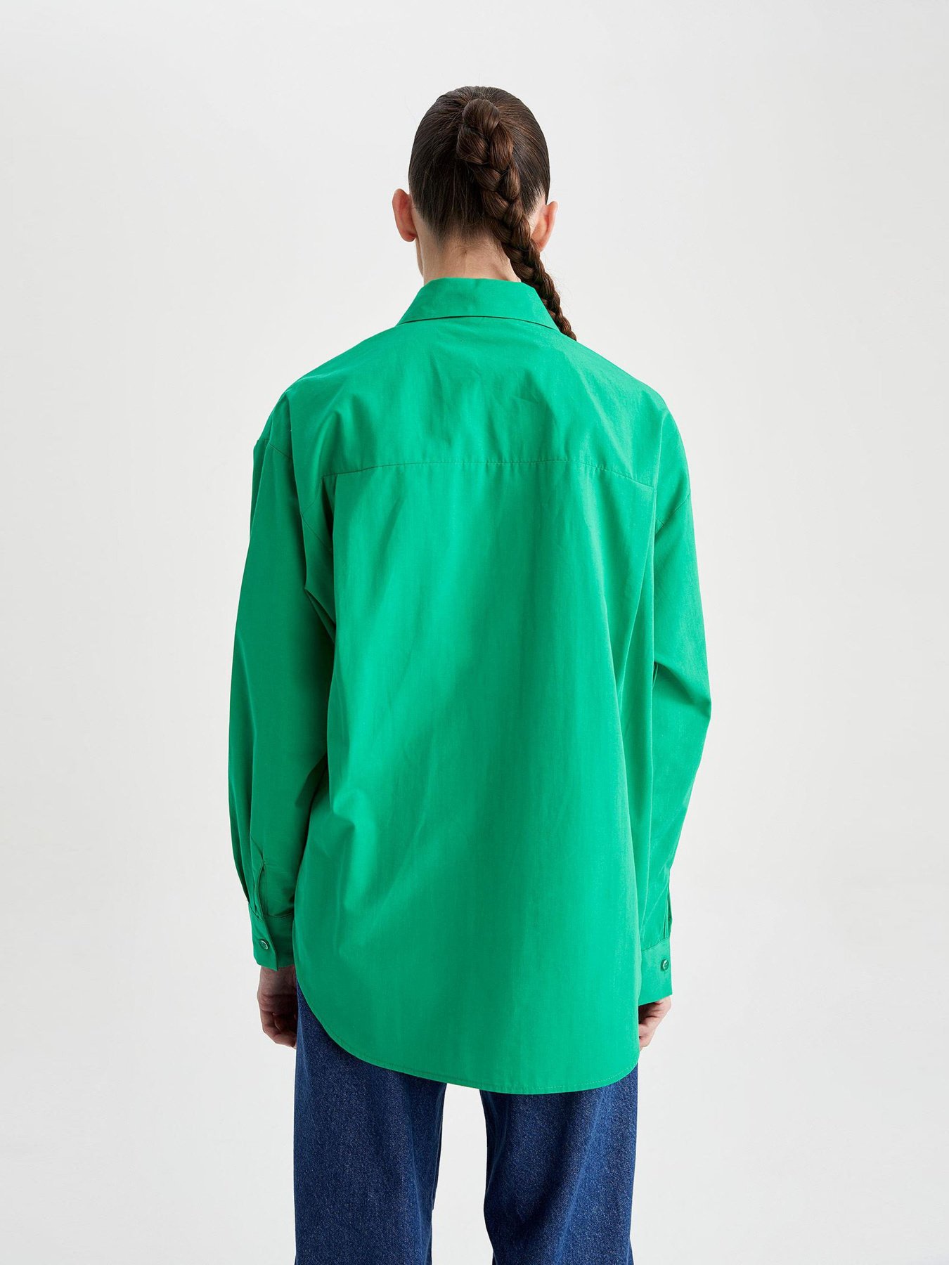 Сорочка повсякденна DeFacto модель U7763AZ-GN689 Сорочка повсякденна DeFacto модель U7763AZ-GN689 Фото