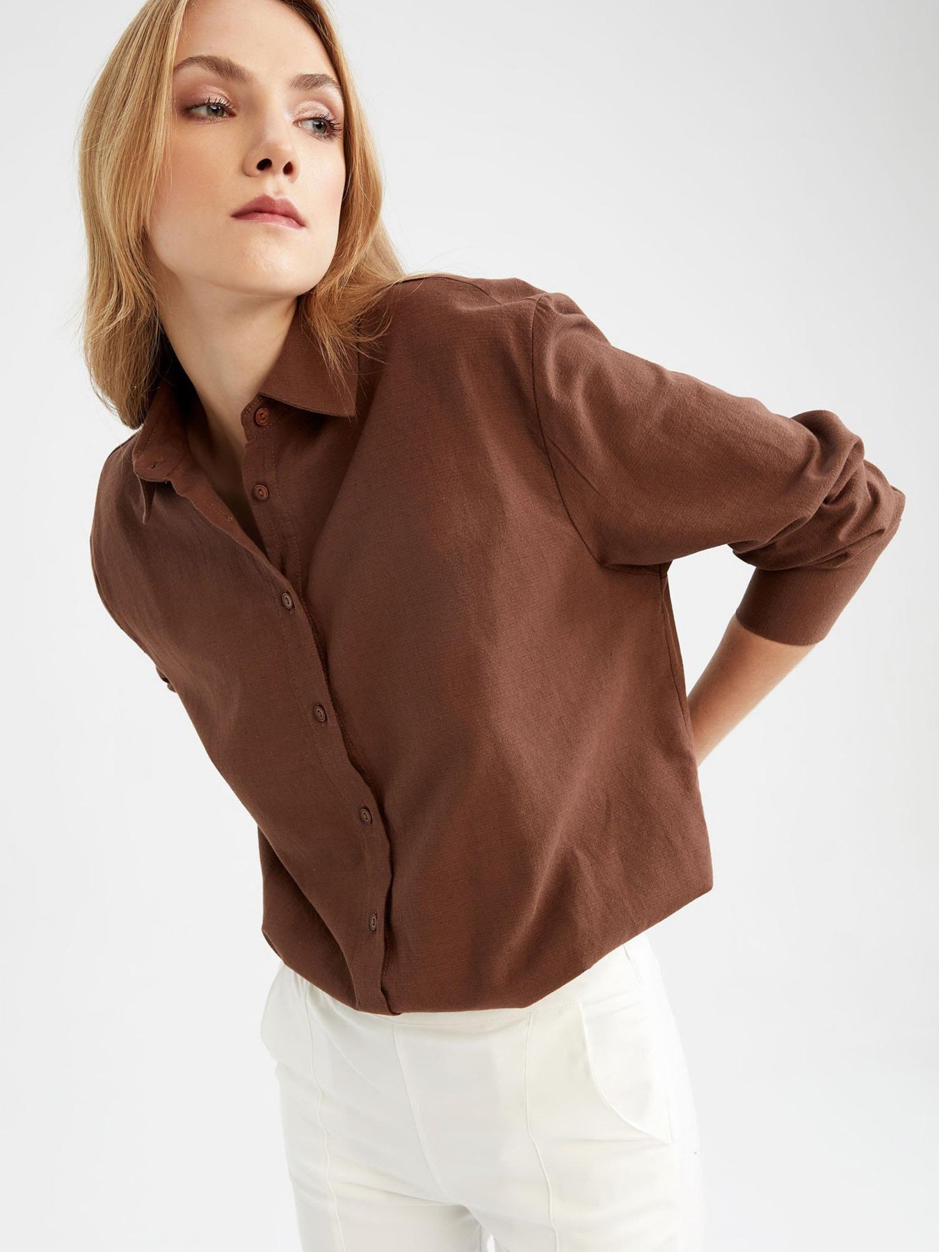 Сорочка DeFacto модель V2521AZ-BN318 Фото