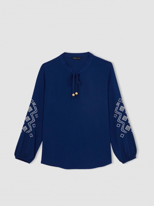 Вышитая рубашка DeFacto модель Z6762AZ-NV30 Фото