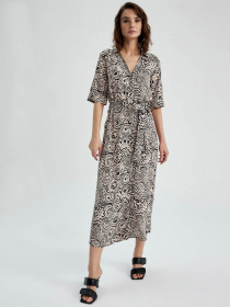 Сукня максі DeFacto модель Z7211AZ-BG320 Сукня максі DeFacto модель Z7211AZ-BG320 Фото