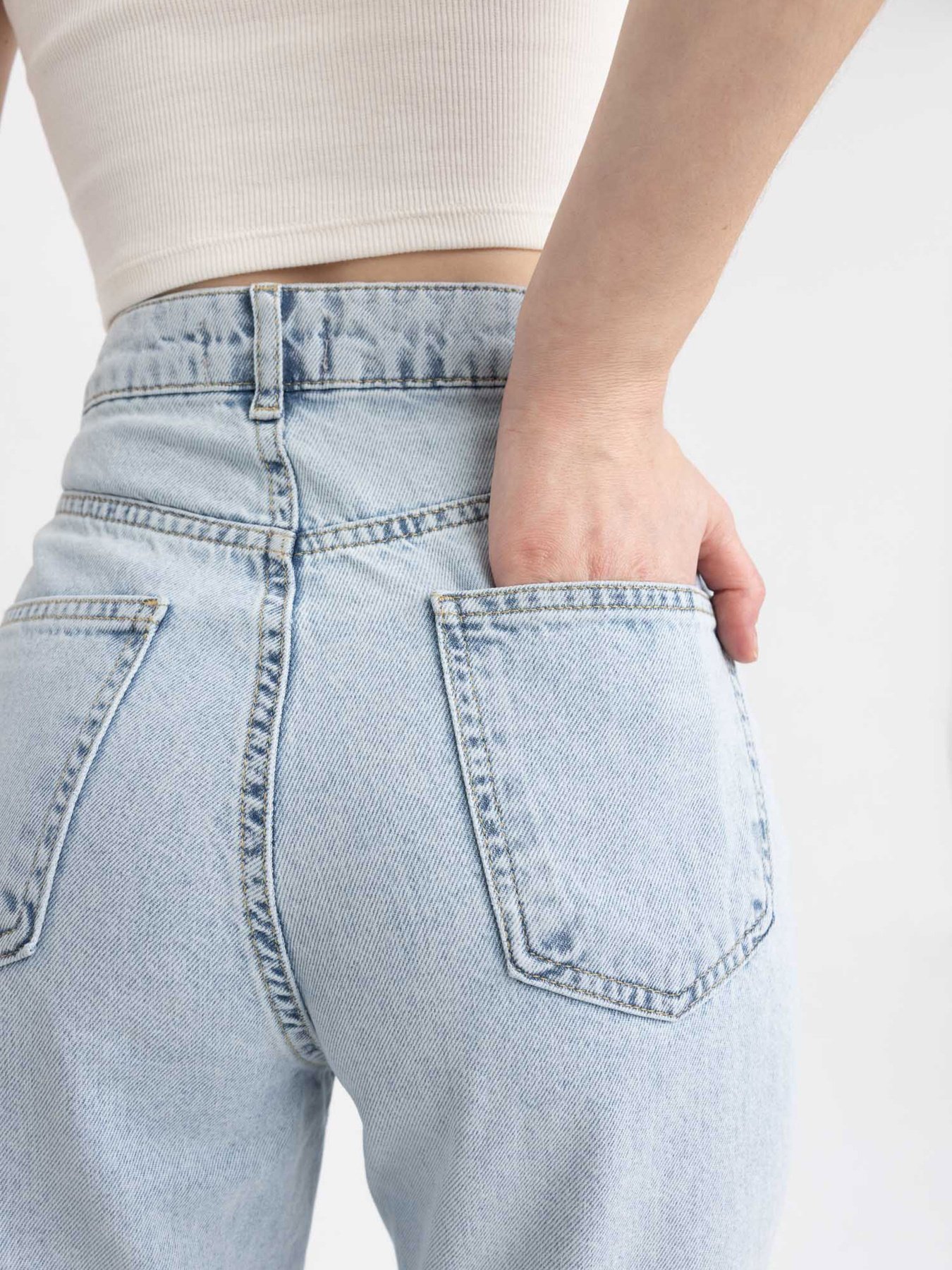 Джинси мом DeFacto модель A3476AX-NM39 Джинси мом DeFacto модель A3476AX-NM39 Фото