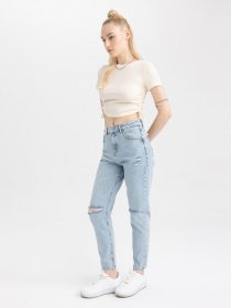 Джинси мом DeFacto модель A3475AX-NM39 Фото