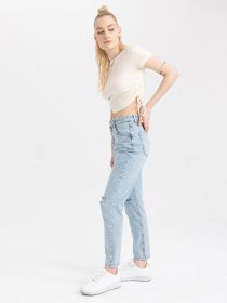 Джинси мом DeFacto модель A3475AX-NM39 Фото