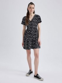 Сукня міні DeFacto модель T4046AZ-BK26 Фото