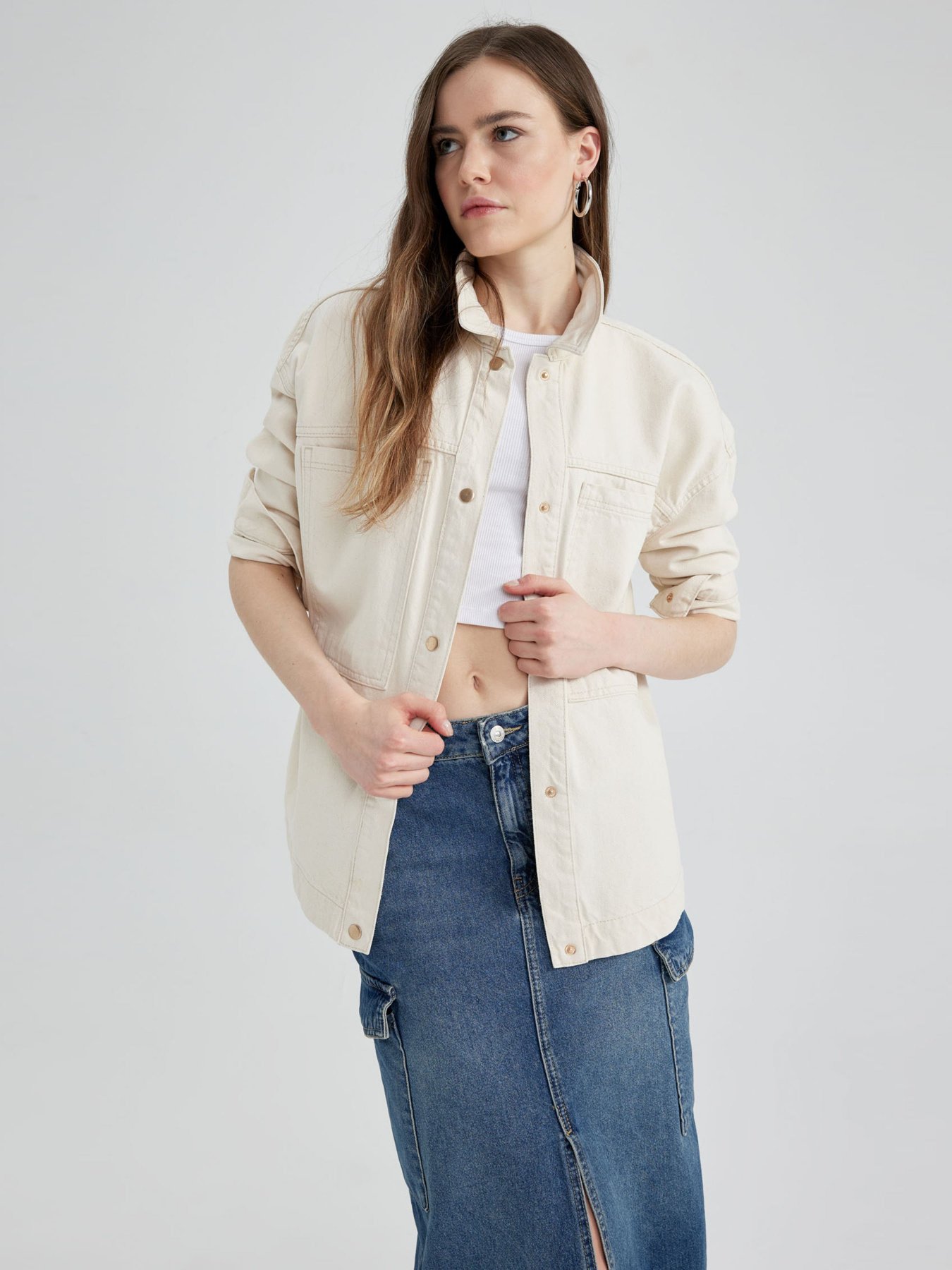 Джинсовая куртка DeFacto модель A0764AX-WT1 Фото