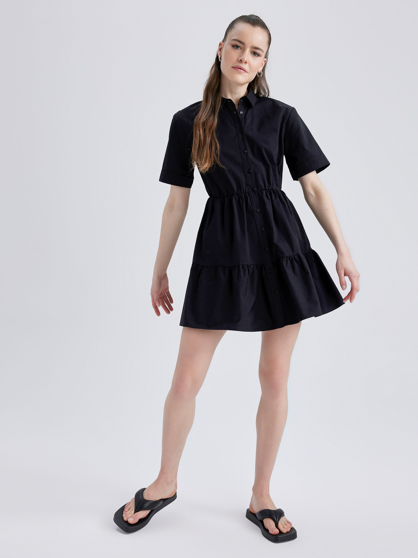 Сукня міні DeFacto модель Y3935AZ-BK27 Фото