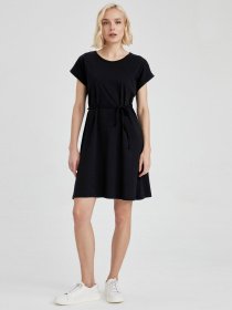 Платье мини DeFacto модель T8057AZ-BK81 Фото